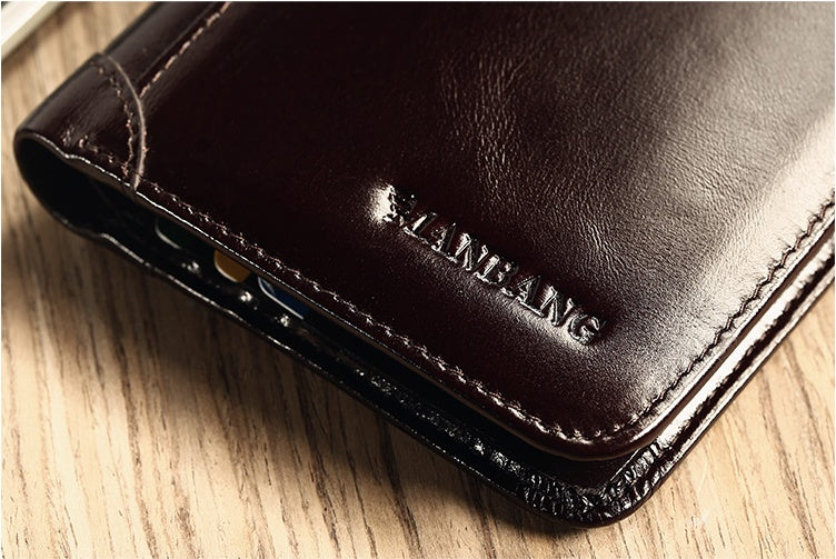 Original leather made wallet for men