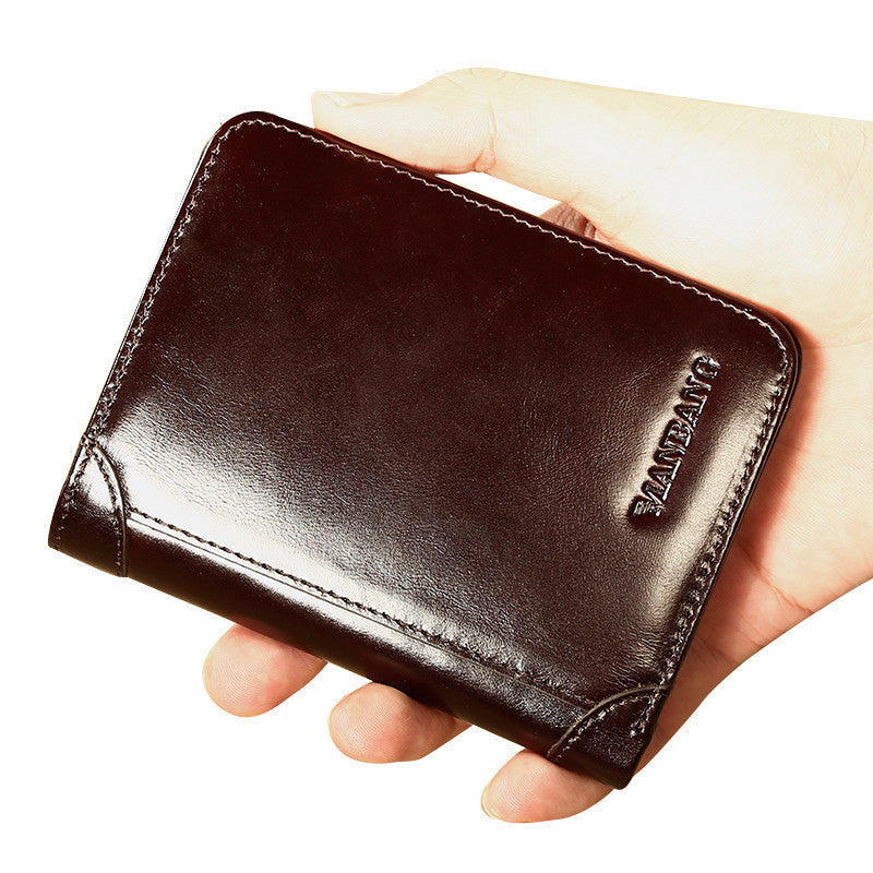 Original leather made wallet for men