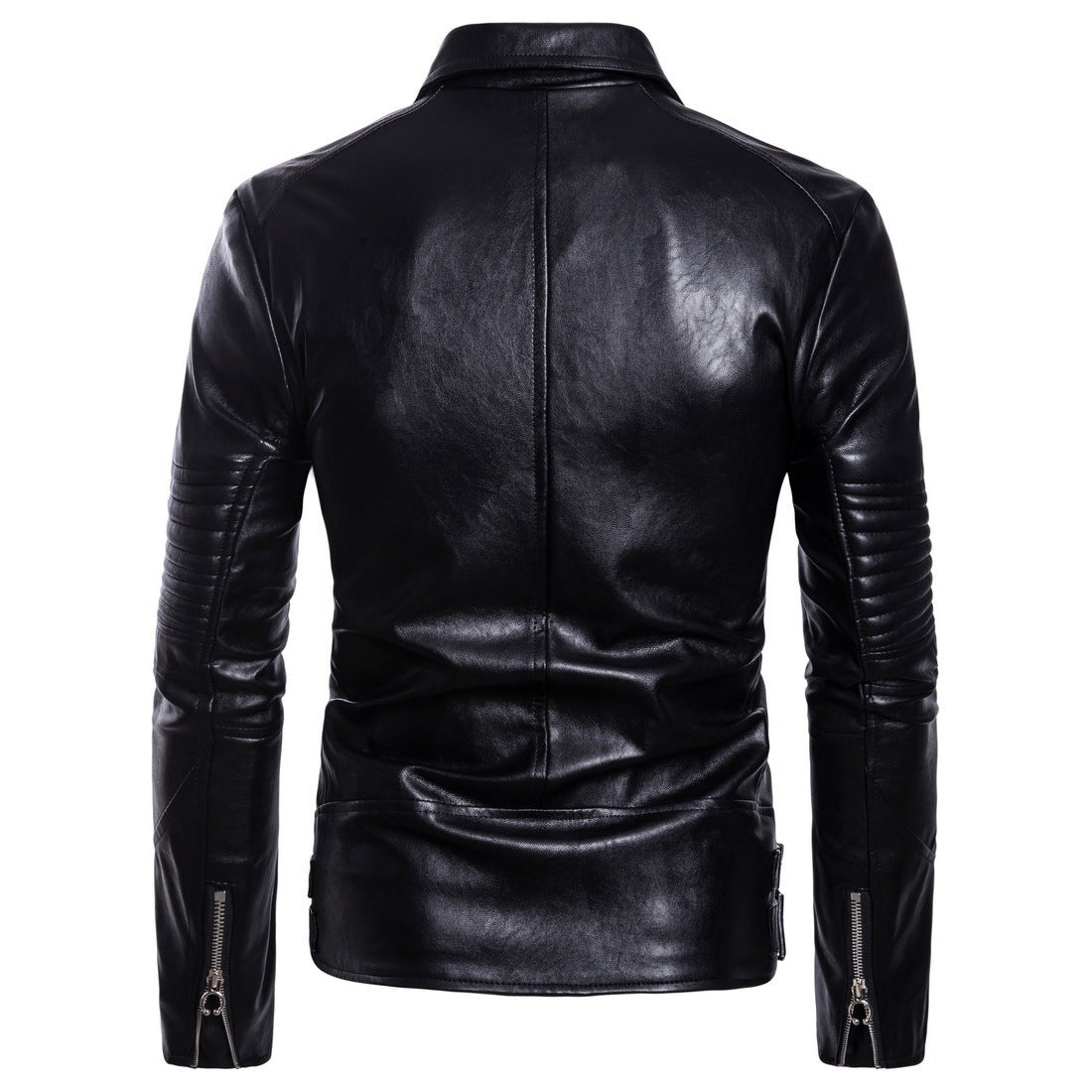 Men's biking leather jacket