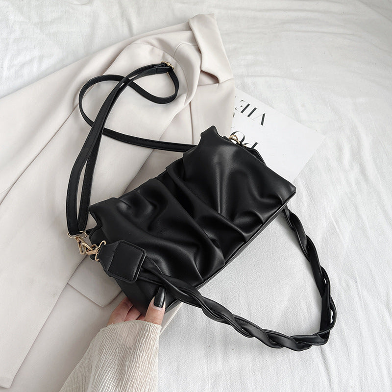 "City Chic: Soft Leather Sling Bag"