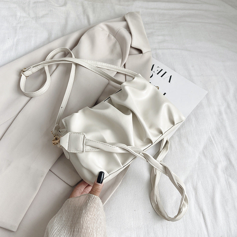 "City Chic: Soft Leather Sling Bag"