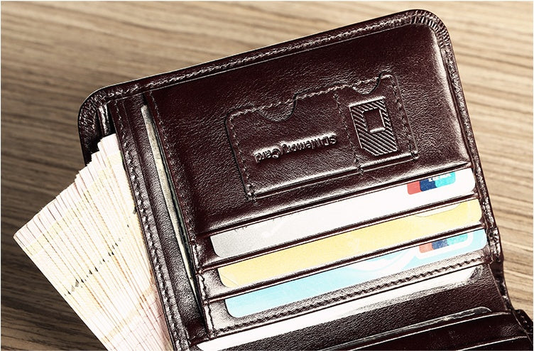 Original leather made wallet for men