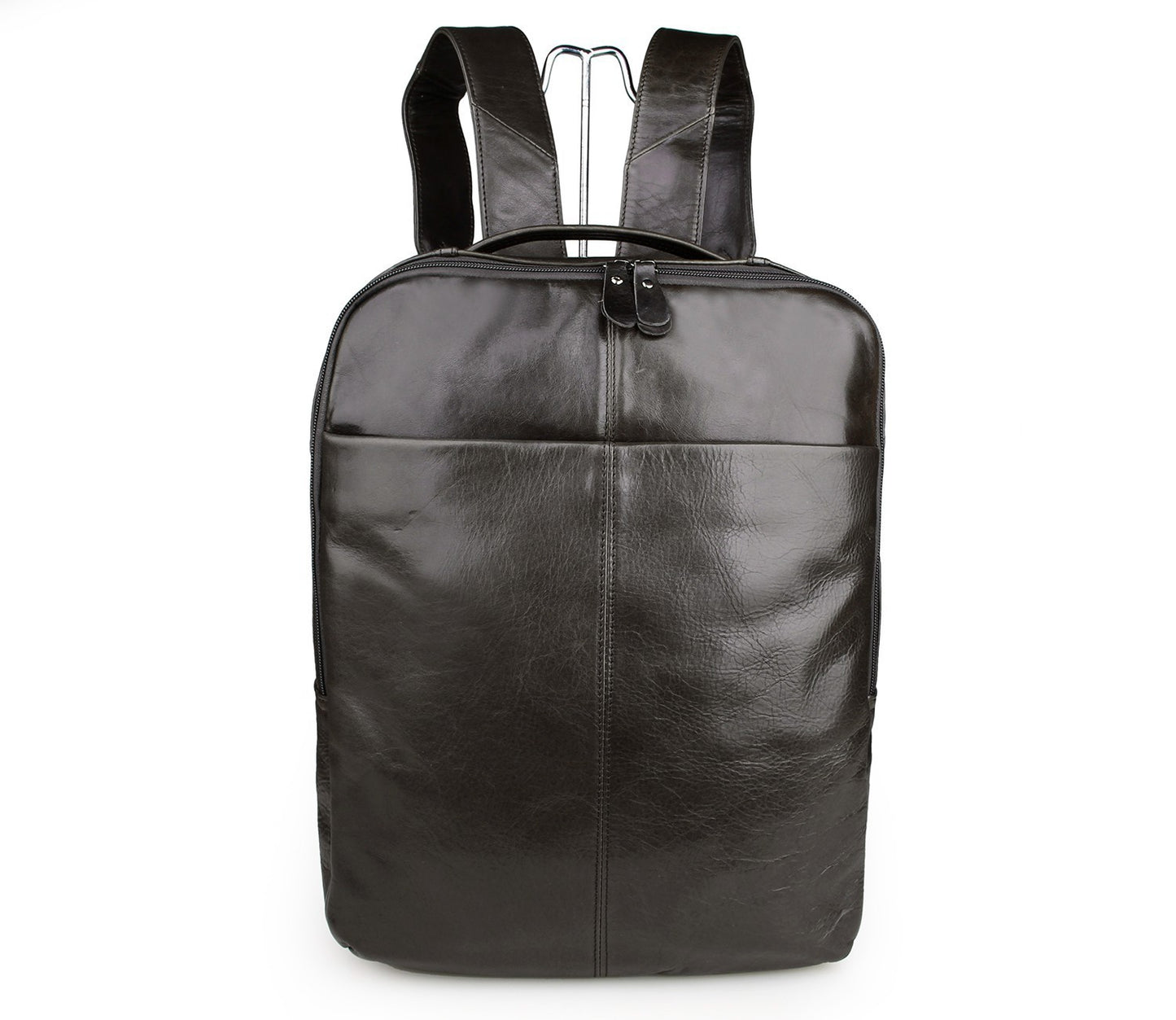 Leather computer backpack