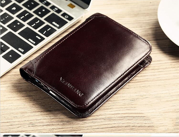 Original leather made wallet for men