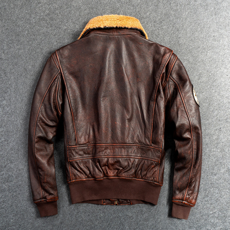 Men's Genuine Leather G1 Motorcycle Jacket