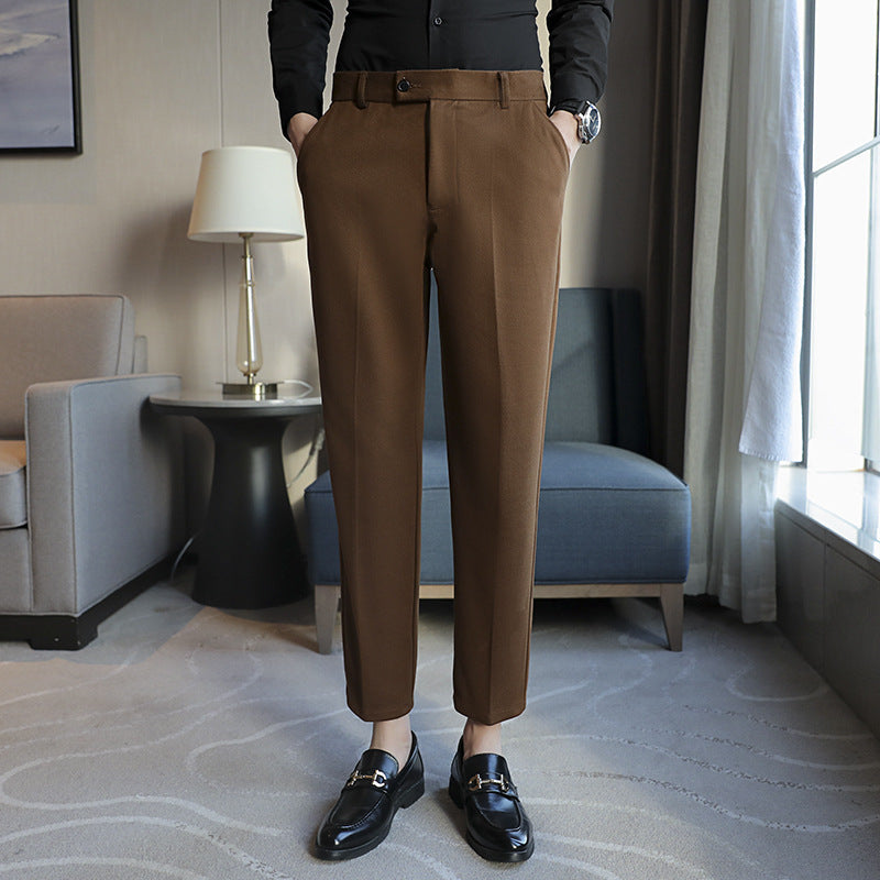 "EliteFit™ Four-Tone Slim Trousers by Fab Fur