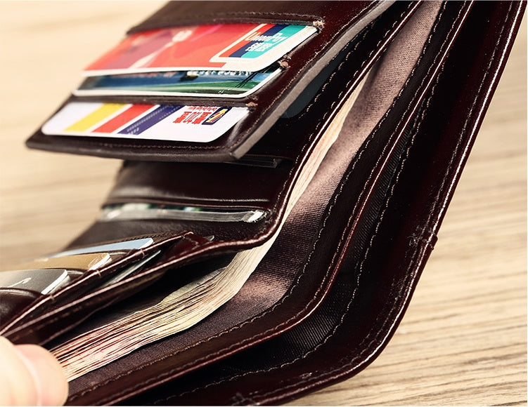 Original leather made wallet for men