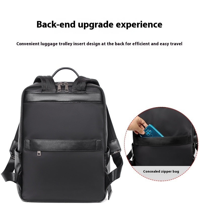 Spacious capacity leather bag