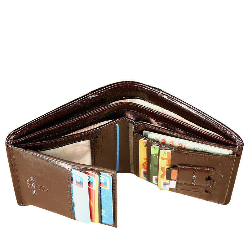 Original leather made wallet for men