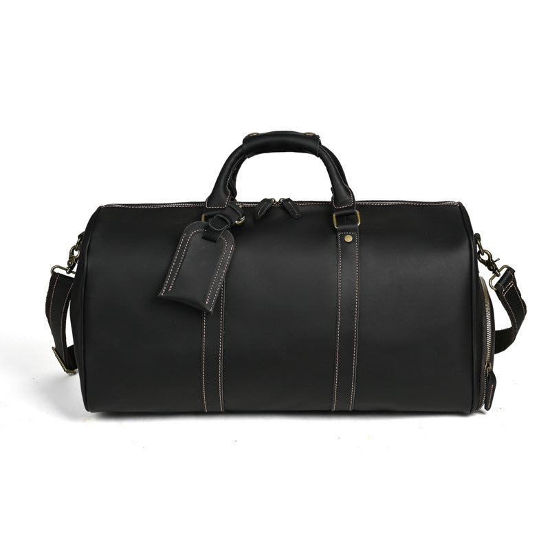 Traveling leather bag for small trips