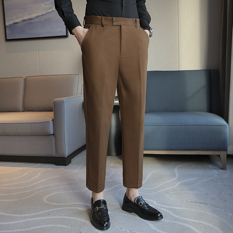 "EliteFit™ Four-Tone Slim Trousers by Fab Fur