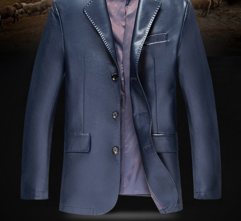 Loose Casual wear Leather Jacket