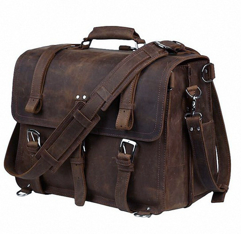 Original Horse Leather Men's Traveling Bag