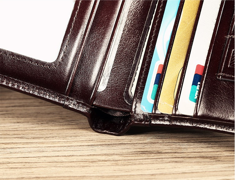 Original leather made wallet for men