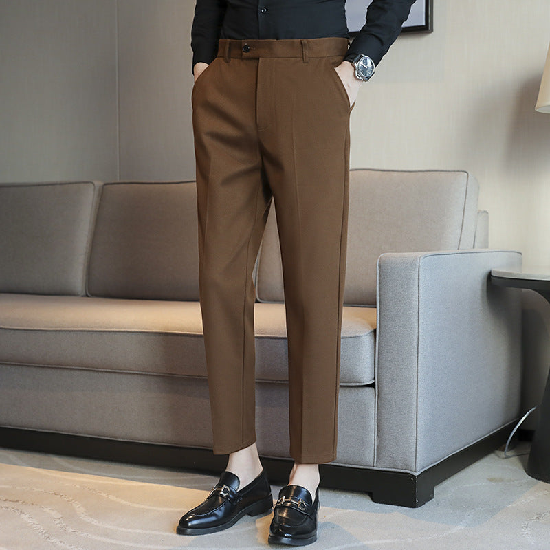 "EliteFit™ Four-Tone Slim Trousers by Fab Fur
