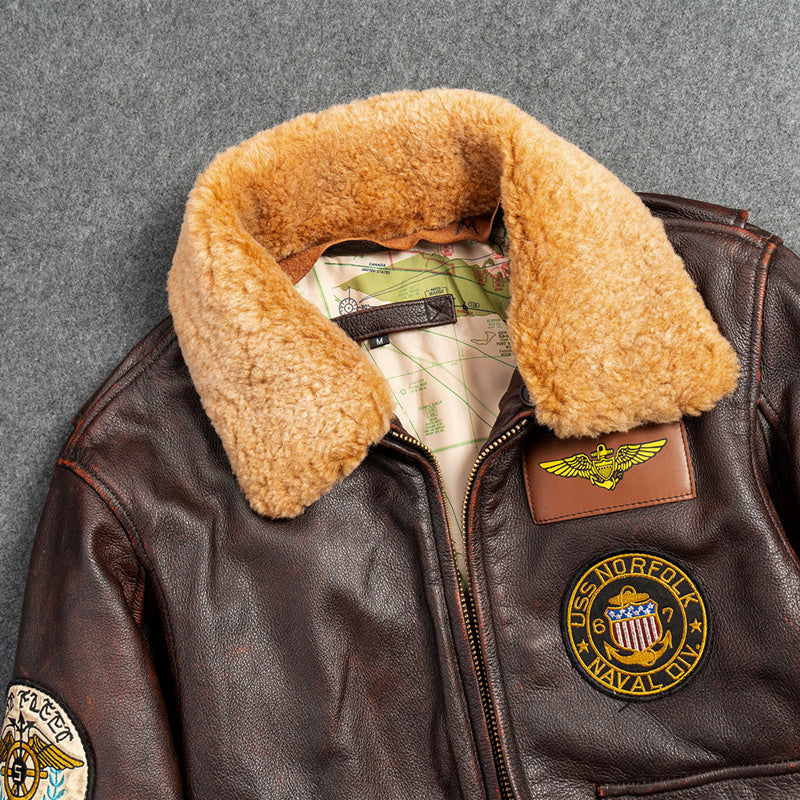 Men's Genuine Leather G1 Motorcycle Jacket