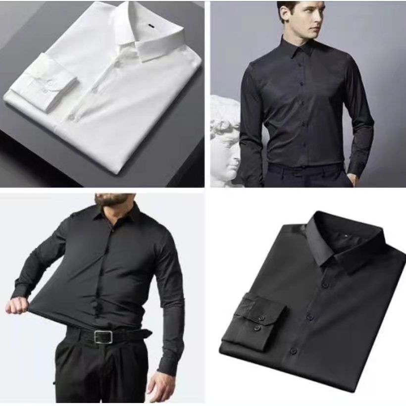 Men's formal And Leisure Long Sleeve Lapel Shirt