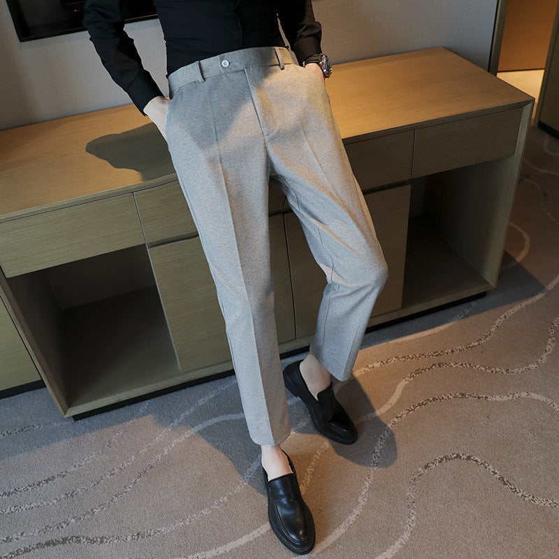 "EliteFit™ Four-Tone Slim Trousers by Fab Fur
