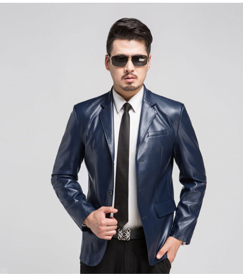 Loose Casual wear Leather Jacket