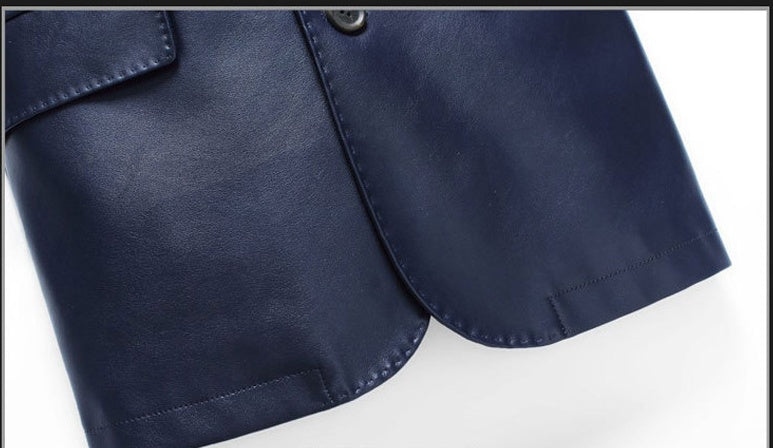 Loose Casual wear Leather Jacket