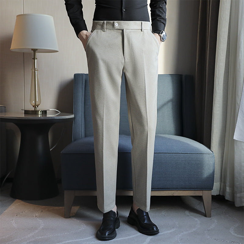"EliteFit™ Four-Tone Slim Trousers by Fab Fur