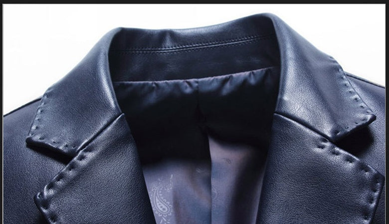 Loose Casual wear Leather Jacket