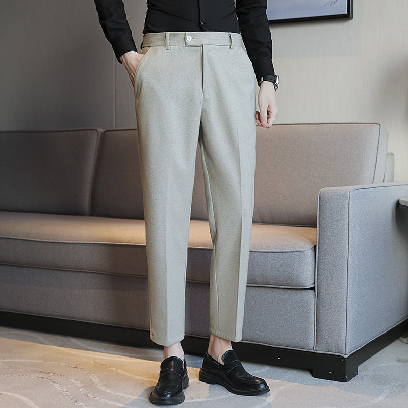 "EliteFit™ Four-Tone Slim Trousers by Fab Fur