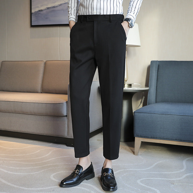"EliteFit™ Four-Tone Slim Trousers by Fab Fur