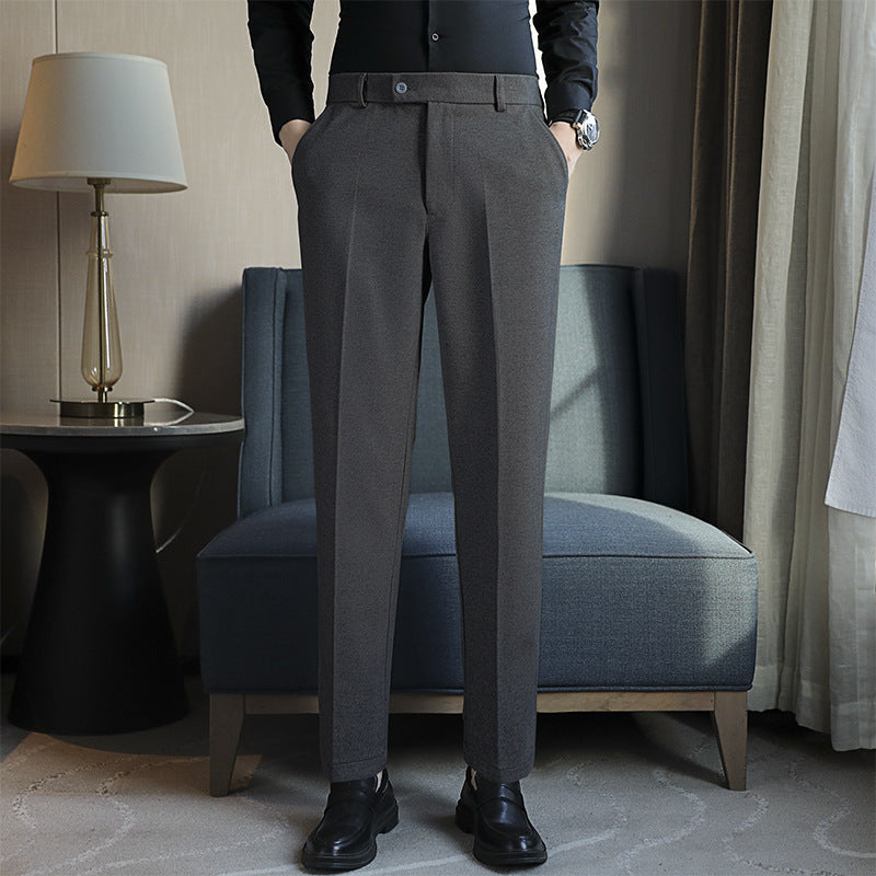 "EliteFit™ Four-Tone Slim Trousers by Fab Fur