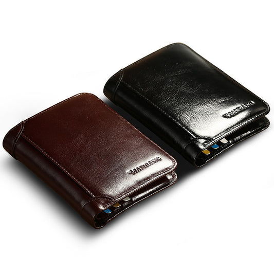 Original leather made wallet for men