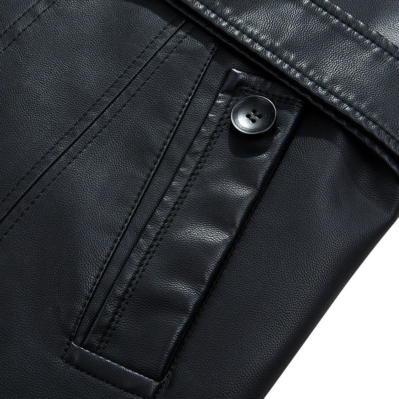 Men's genuine leather coat