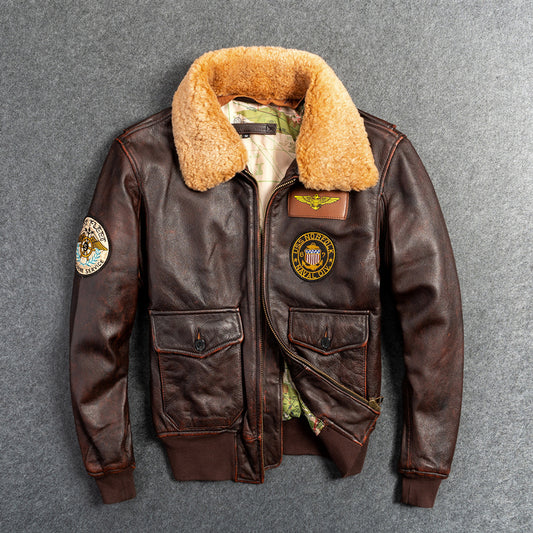 Men's Genuine Leather G1 Motorcycle Jacket