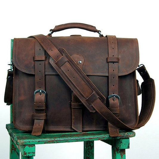 Original Horse Leather Men's Traveling Bag